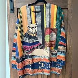 New Polar bear oversized pullover